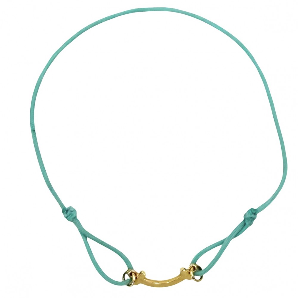 【大売出し】 ティファニー ブレスレット レディース Tスマイル アクセサリー ジュエリー Au750 18金YG 20サイズ TIFFANY&Co. K18イエローゴールド ブルー 青 約0.9g【中古品】｜VINTAGE BRAND TOKYO