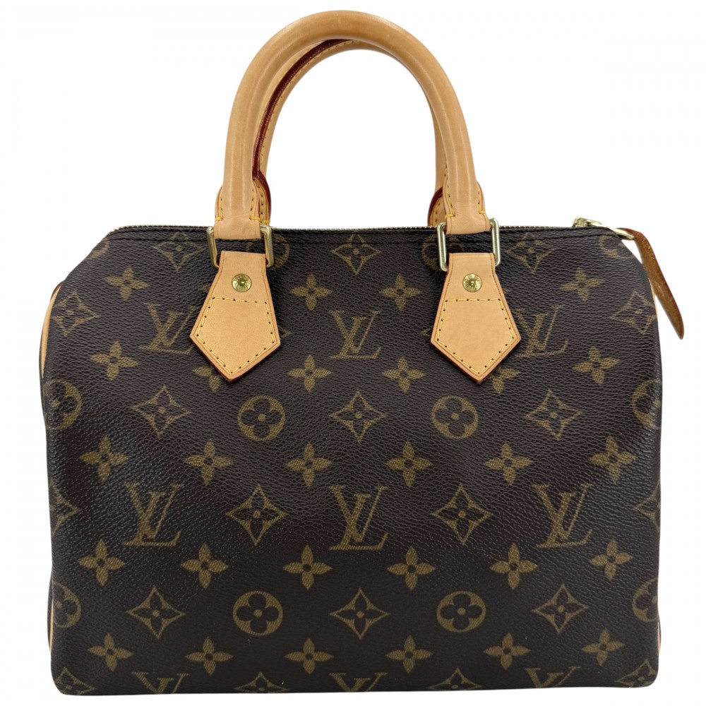 ルイヴィトン ハンドバック レディース モノグラム スピーディ25 ミニボストンバッグ Speedy25 LOUIS VUITTON M41109    赤銅色 茶 ゴールド金具【中古品】