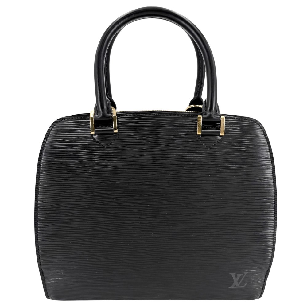 ルイヴィトン ハンドバック レディース エピ ポンヌフ 黒いこと 黒 LOUIS VUITTON M52052    ノワール ゴールド金具【中古品】