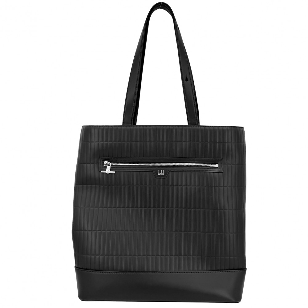 【大売出し】 ダンヒル トートバッグ メンズ ローラガス ハンドバッグ ビジネスバッグ 肩掛け Dunhill レザー ブラック 黒 シルバー金具【中古品】|VINTAGE BRAND TOKYO