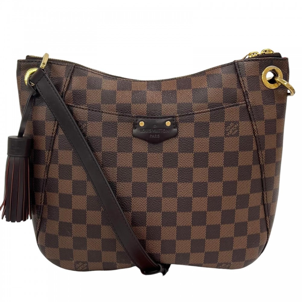 【大売出し】 ルイヴィトン ショルダーバッグ レディース サウスバンク LOUIS VUITTON N42230 ダミエキャンバス ブラウン 茶 ゴールド金具【中古品】|VINTAGE BRAND TOKYO