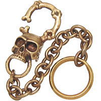 楽天市場】ジョニー・デップ 愛用 REVIVAL LA スカル キーホールダー