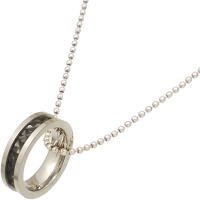 ラージブラックスタッズステンレスペンダントトップ*FREE STYLE(フリースタイル)Stainless｜シルバーアクセサリーバズショット