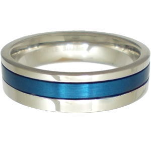 ブルーベルトステンレスリング(指輪)*FREE STYLE(フリースタイル)Stainless|シルバーアクセサリーバズショット