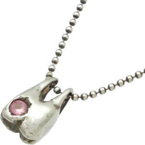 (10月)ピンクトルマリンオクバ シルバーペンダントトップ*SWANKY(スワンキー)/誕生石｜シルバーアクセサリーバズショット
