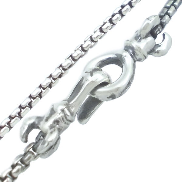 ロンワンズ(LONE ONES) 16-28in スモールベーシックネイチャーフック シルバーボックスチェーンネックレス 30,745円