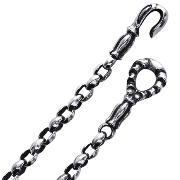 ロンワンズ(LONE ONES) 18-30in メイティングフライトフック シルバーミニシルク(L)4mm チェーンネックレス 132,000円