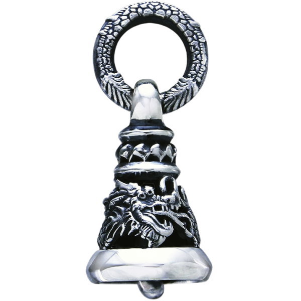 ロンワンズ(LONE ONES)*スモール ドラゴン ベル シルバーペンダントトップ｜シルバーアクセサリーバズショット
