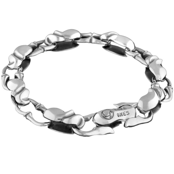 ロンワンズ(LONE ONES)*ラージ ティー シルバーブレスレット｜シルバーアクセサリーバズショット