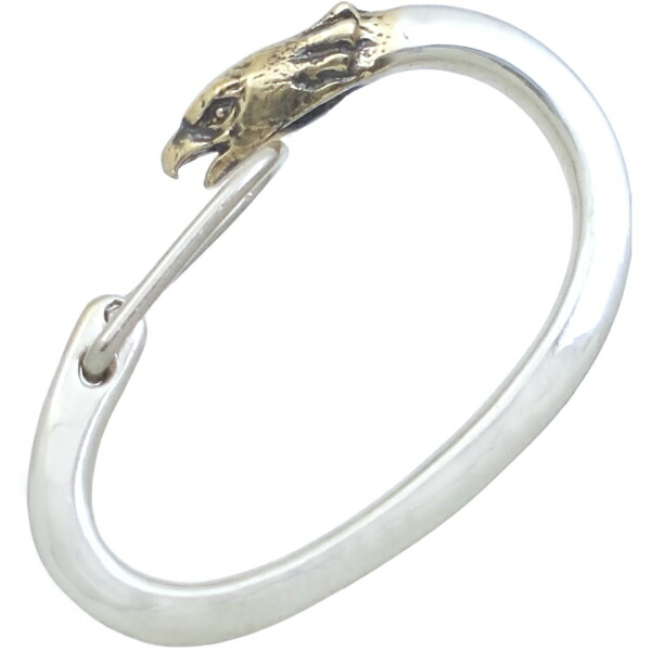 楽天市場】ラスティ スカルカラビナ シルバー925キーホルダー