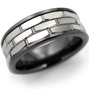 セラミック+3リングタングステン リング ( 指輪 ) Tungsten|シルバーアクセサリーバズショット