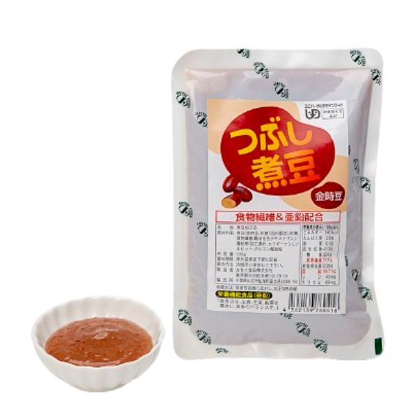 介護食 つぶし煮豆 金時豆 300ｇ×24袋 [やわらか食/介護食品]