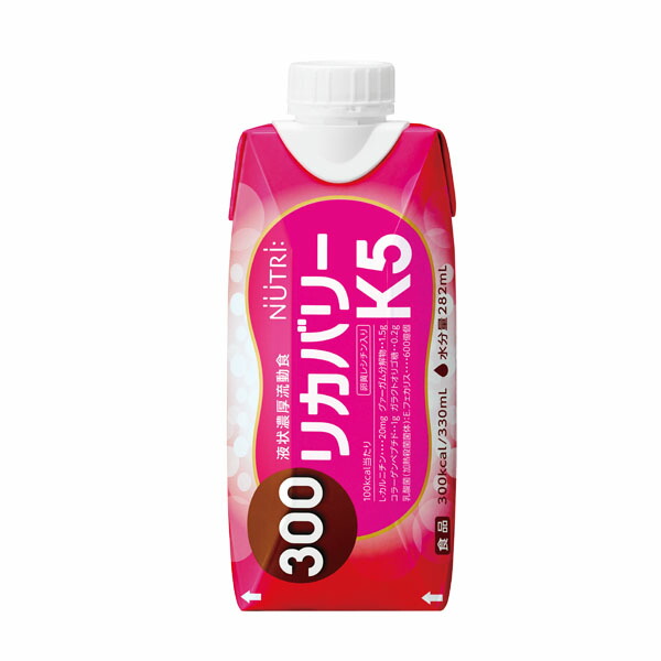介護食 リカバリーK5 300kcal　330mL×18本　[高カロリー]