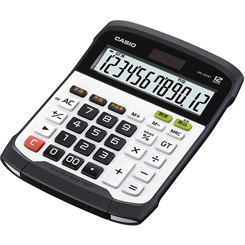 カシオ計算機 CASIO 防水・防塵電卓 デスクトタイプ12桁 WD-320MT-N 母の日 ギフト 2026 贈り物 プレゼント 母 父 父の日 ペアギフト 4,752円