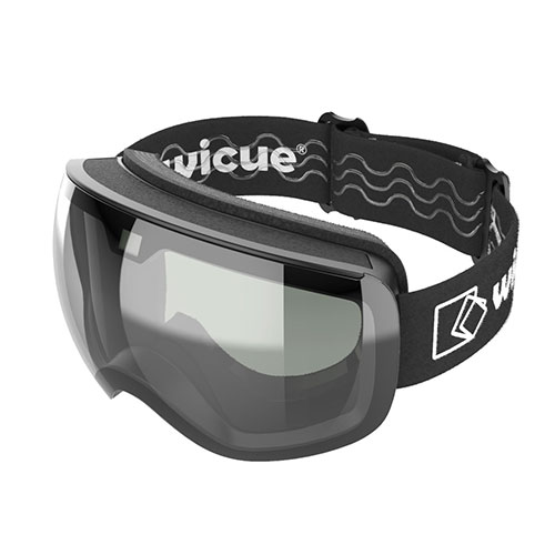 ウィキューダイレクト WiCUE 0.1秒瞬間調光スキーゴーグル スマート液晶 ブラック VR2101-BK 新生活 一人暮らし 引っ越し 新生活応援 単身