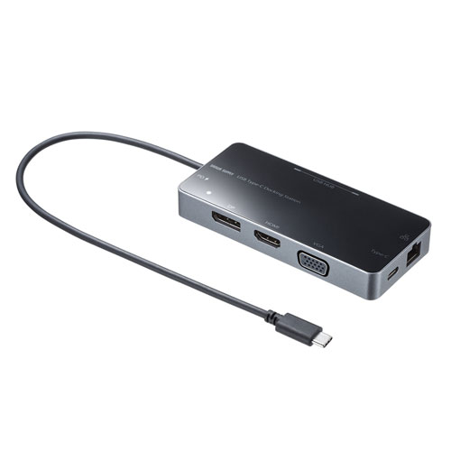サンワサプライ USB Type-C ドッキングステーション USB-DKM2BK 新生活 一人暮らし 引っ越し 新生活応援 単身