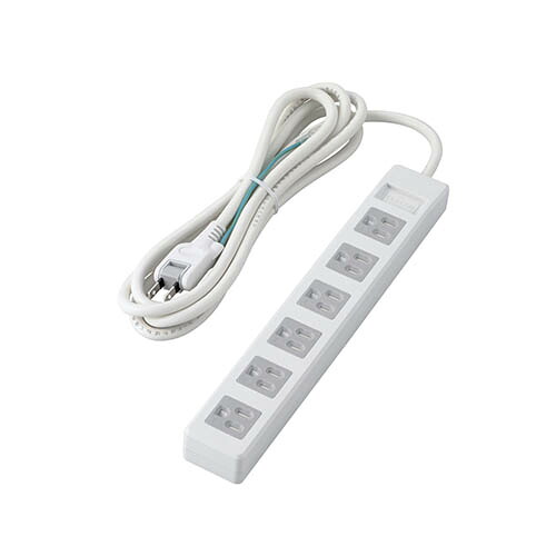 【5個セット】エレコム 3pinタップ/マグネット付/ホコリシャッター付/6個口/2.5m/ホワイト T-T1D-3625WHX5 新生活 一人暮らし 引っ越し 新生活応援 単身