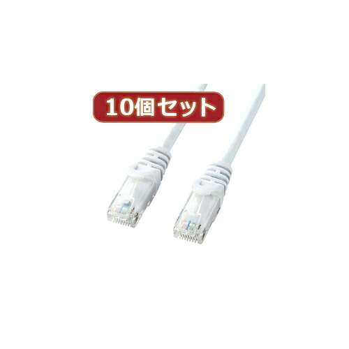 10個セットサンワサプライ カテゴリ6UTPLANケーブル LA-Y6-02WX10 新生活 一人暮らし 引っ越し 新生活応援 単身