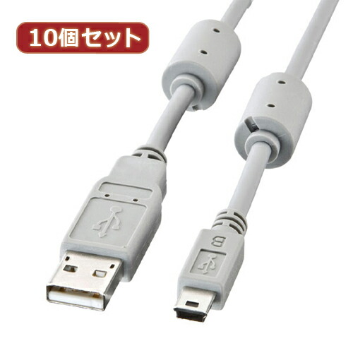 値引 10個セット サンワサプライ ミニusbケーブル 5 0m Ku Amb550x10 送料無料 Atsu Edu Ge