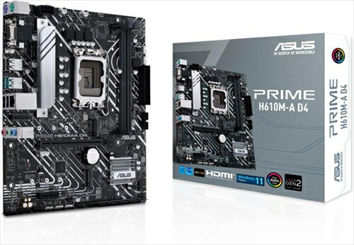 楽天市場】ASUS PRIME H610M-F D4 R2.0-CSM (パソコン工房限定モデル
