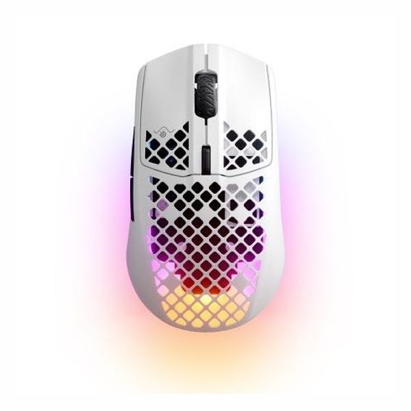 SteelSeries ゲーミングマウス ワイヤレス Aerox 3 Wireless Snow 2022 Edition 62608 超軽量 59g 白 無線 2.4GHz Bluetooth 両対応 防水 防塵 IP54 最大200時間 長時間バッテリー｜Bサプライズ　店