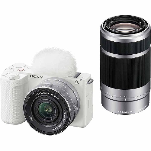 【9/5】楽天市場 毎日のお買い得 10 ソニー SONY VLOGCAM ミラーレス一眼カメラ ホワイト ZV-E10M2X ダブルズームレンズキット