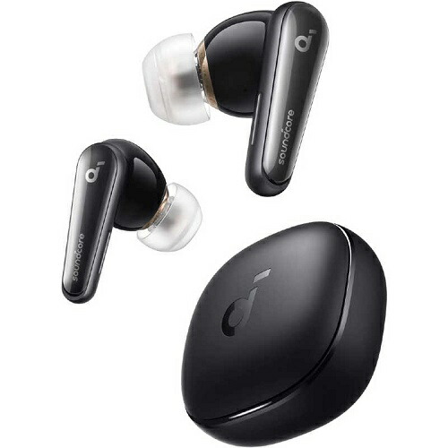フルワイヤレスイヤホン Soundcore Liberty 4 ミッドナイトブラック［リモコン・マイク対応/ノイズキャンセリング対応］ アンカー A3953N11