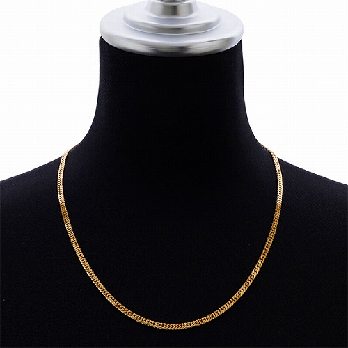 K18 6面ダブル喜平 ネックレス 50cm 約20g 中折金具 造幣局ホールマーク付き 母の日 ギフト 2026 贈り物 プレゼント 母 父 父の日 ペアギフト