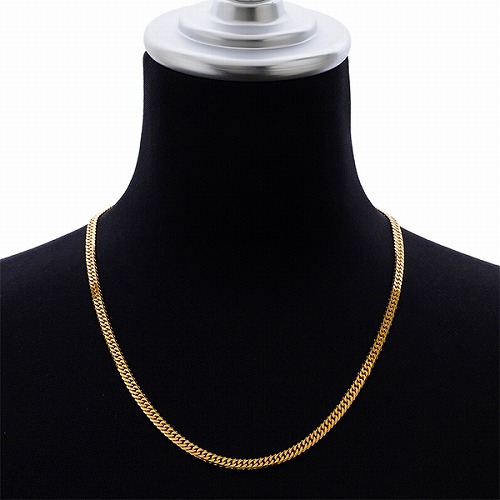 K18 6面ダブル喜平 ネックレス 50cm 約30g 中折金具 造幣局ホールマーク付き 母の日 ギフト 2026 贈り物 プレゼント 母 父 父の日 ペアギフト