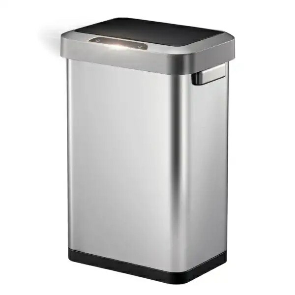 EKO JAPAN ホライゾンセンサービン シルバー 自動センサー 開閉 45L ダストボックス ゴミ箱 EK9262MT-45L 母の日 ギフト 2026 贈り物 プレゼント 母 父 父の日 ペアギフト