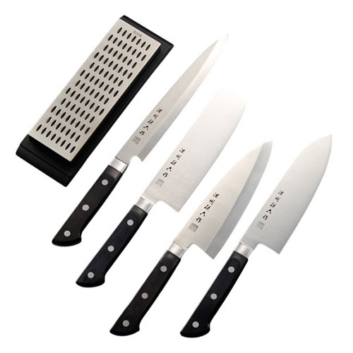 濃州孫六作 料理包丁5点セット プロフェッショナル K61104820｜Bサプライズ　店