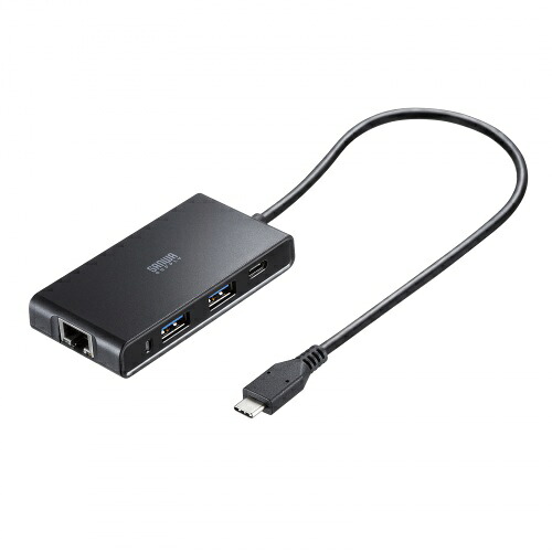 サンワサプライ USB Type-Cハブ付き 2.5ギガビットLANアダプタ USB-3TCLS8BK|Bサプライズ 店