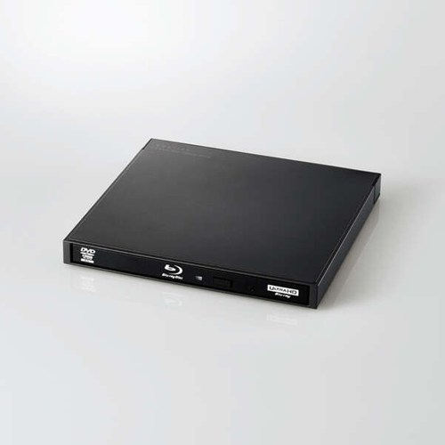 【国内最軽量クラス】 ブルーレイドライブ 外付け エレコム ロジテック ポータブル BDドライブ LBD-PWA6U3LBK USB3.2 Gen1 USB3.0 BDXL M-DISC 対応 パソコン Win11 Mac Chrome 薄型 スリム 高速 書込ソフト付 ブラック|Bサプライズ 店