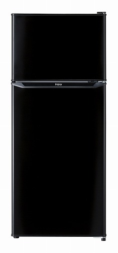 ハイアール130L2ドア冷蔵庫(直冷式)ブラック【右開き】HaierJR-N130A-K