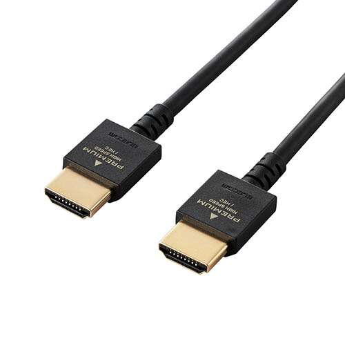 【5個セット】エレコム HDMIケーブル/Premium/やわらか/2.0m/ブラック DH-HDP14EY20BKX5|Bサプライズ 店