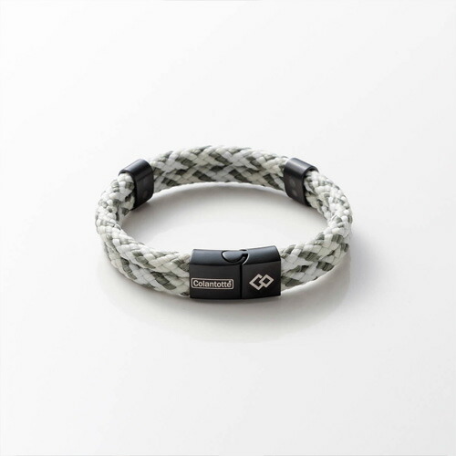 コラントッテ ループ AMU オリーブ×スモークホワイト M Colantotte ブレスレット