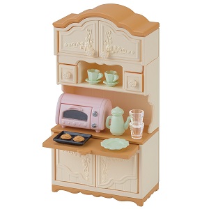 シルバニアファミリー -  シルバニアファミリー 食器棚・ダイニングルーム家具セット 海外版 Amazon | シルバニアファミリー 家具 【 ダイニングルームセット