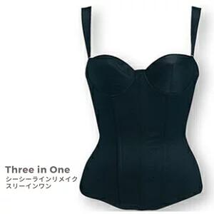 C.C.Line シーシーライン リメイク スリーインワン（色つや２色） 盛りだくさん優勝杯 手を加える肌付き 乳ぶさ 酉の方角 土手っ腹部 相応う 伸縮 吸湿 ＣＣ伝達ルート 上半身伝達ルート 上半身メイク