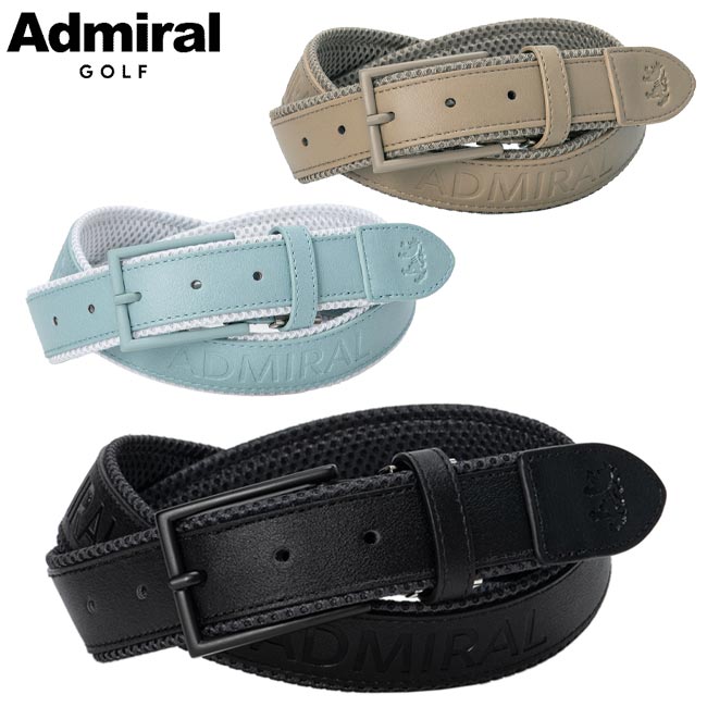 【2025年春夏模範例】 Admiral GOLF (アドミラルゴルフ） 胴締め メッシュ ADMB5AV1 【B-ONE-Y】