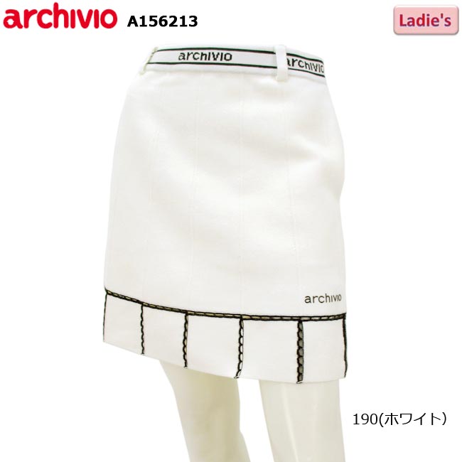 【掘り出し物!30%OFF!!】【春夏青写真】アルチビオ ゴルフお召しもの スコート レディス A156213 編み物スコート archivio 【大特価!お買い得!!】  【B-ONE】