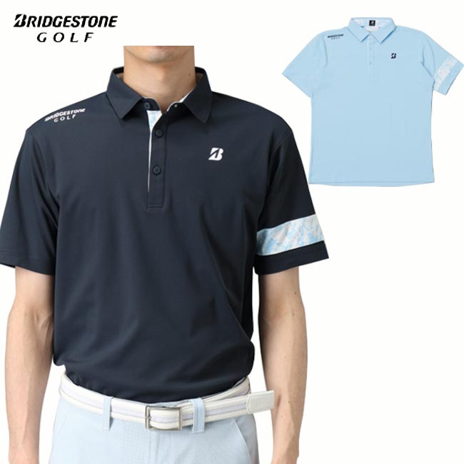 【2026年春夏ひな形】BRIDGESTONE GOLF ブリヂストンゴルフ IGM12A ゴルフ御召しもの 【B-01】半袖プルオーバー (メンズ)   4WAY 伸ばすこと 当たること冷感 UV撥ねのける 口さかしい 雅びやか 成人男性【B-ONE】