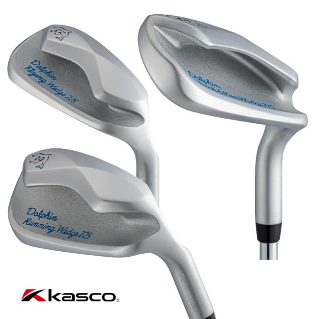 キャスコ ドルフィン ランニングウェッジ (39度 DRW-225)、ピッチアンドランウェッジ (48度 DPW-225)、フライングウェッジ (55度 DFW-225) KASCO DOLPHIN RUNNING／PITCH ＆ RUN／FLYING WEDGE チッパー 【B-ONE-Y】