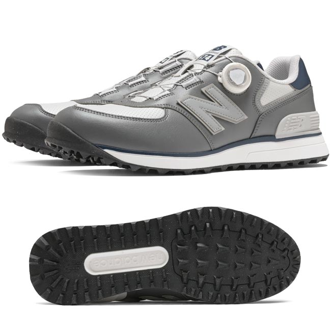 ニューバランス ゴルフ シューズ UG574BJ4 ゴルフスパイクレスシューズ カラー:Grey ウィズ2E new balance golf 574 v4 BOA・・ UNISEX ユニセックスモデル 【2025年モデル】【B-ONE-Y】