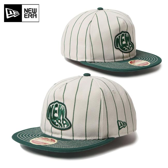 NEW ERA (ニューエラ) キャップ 14693486 19TWENTY Heritage Stripe キャップロゴ ダークグリーン 帽子 ユニセックス ワンサイズ(56.8-62.5cm)サイズ調整可 【B-ONE-Y】