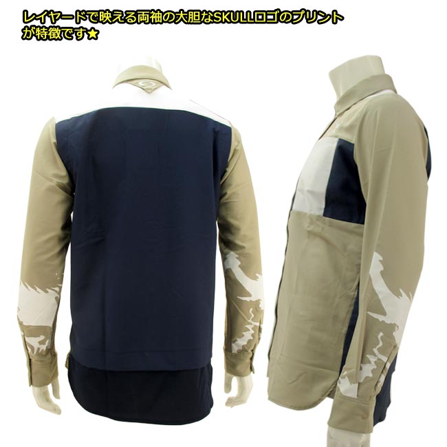 【2021年秋冬新作モデル】OAKLEY(オークリー)SKULLFREQUENTLSSHIRTS4.0長袖シャツ(メンズ)ゴルフウェアFOA402848【B-ONE】