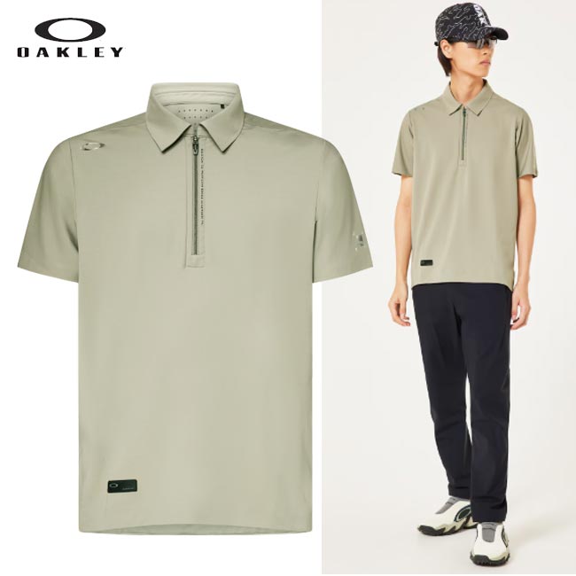 【バーゲン!30％OFF!!】【2025年春夏モデル】 OAKLEY (オークリー) Oakley Skull Synchronism Shirt 4.0 半袖シャツ (メンズ) 吸汗速乾 ４WAYストレッチ UPF30+ 圧着加圧 接触冷感 カジュアル ゴルフウェア FOA407670【B-ONE】