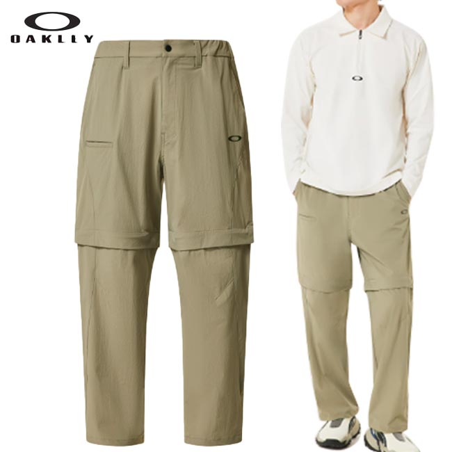 【バーゲン!!30％OFF!!】【2025年秋冬モデル】OAKLEY (オークリー) FOA408148 Detachable Wide Straight(メンズ) ワイドストレートパンツ ２WAY ロングパンツ ショートパンツ 紳士 ゴルフウェア 吸汗速乾 4WAYストレッチ 接触冷感 UVカット スタイリッシュ【B-ONE】 7,307円