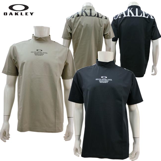 【2026年春夏青写真】 OAKLEY (オーク材ロバート・エドワード・リー) Oakley O-SYNC PACK SCAPULA モックネック 半袖プルオーバー FOA409094 半袖ハイネックプルオーバー  (メンズ) UPF30+ 吸汗速乾 4WAY伸ばすこと 軽さ 好いたらしい性 つら構え釣りあい 心地よい  運動競技お召しもの 普段着 うしろ側刷り上げる 【B-ONE】