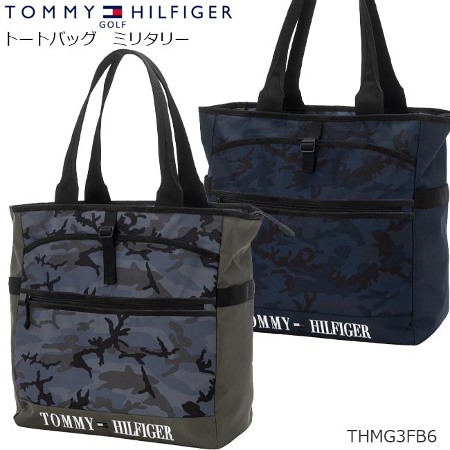 TOMMY HILFIGER GOLF トミーヒルフィガーゴルフ THMG3FB6 トートバッグ ミリタリー　【B-ONE‐Y】