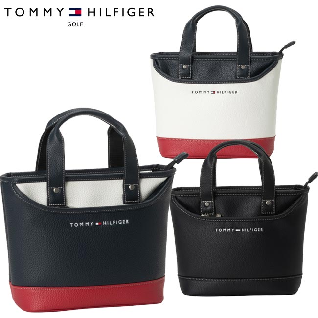 【2026年春夏モデル】 TOMMY HILFIGER GOLF トミーヒルフィガーゴルフ THMG6ST2 ラウンドバッグ FACE ポーチ ミニトート【B-ONE-Y】